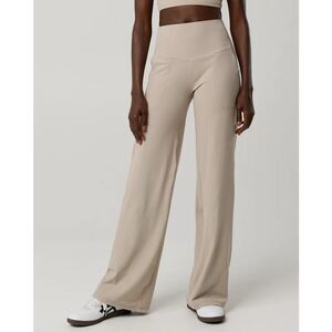 OFFLINE By Aerie Real Me XTRA Ribbed High Waisted Trouser In Snow Harbor Size S